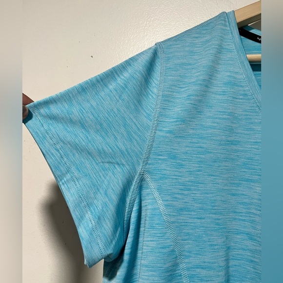 Hyba Women’s Activewear Top - Turquoise Blue - 2X - Picture 2 of 7